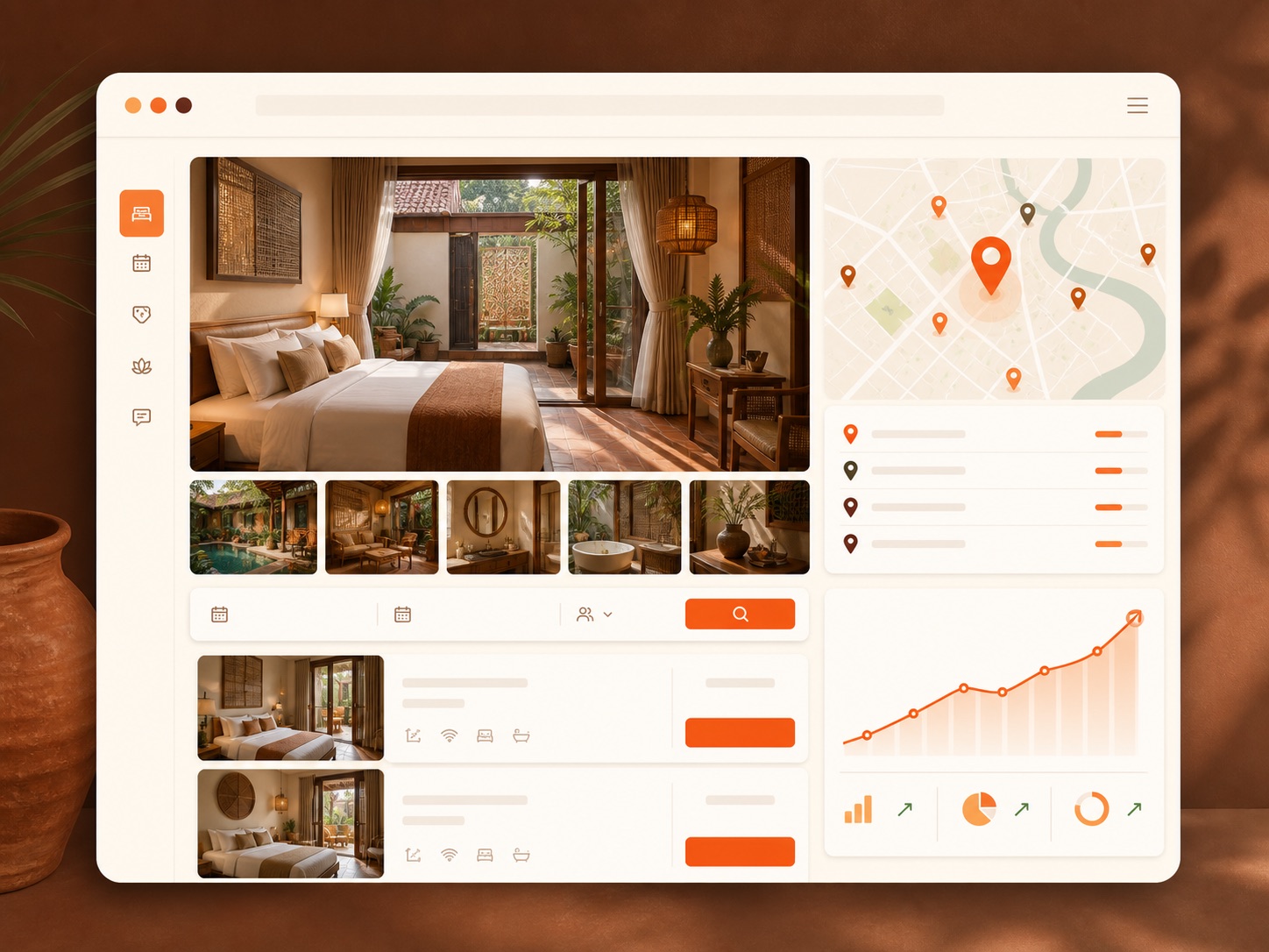 Giao diện SEO Local và đặt phòng trực tiếp cho villa, homestay và khách sạn