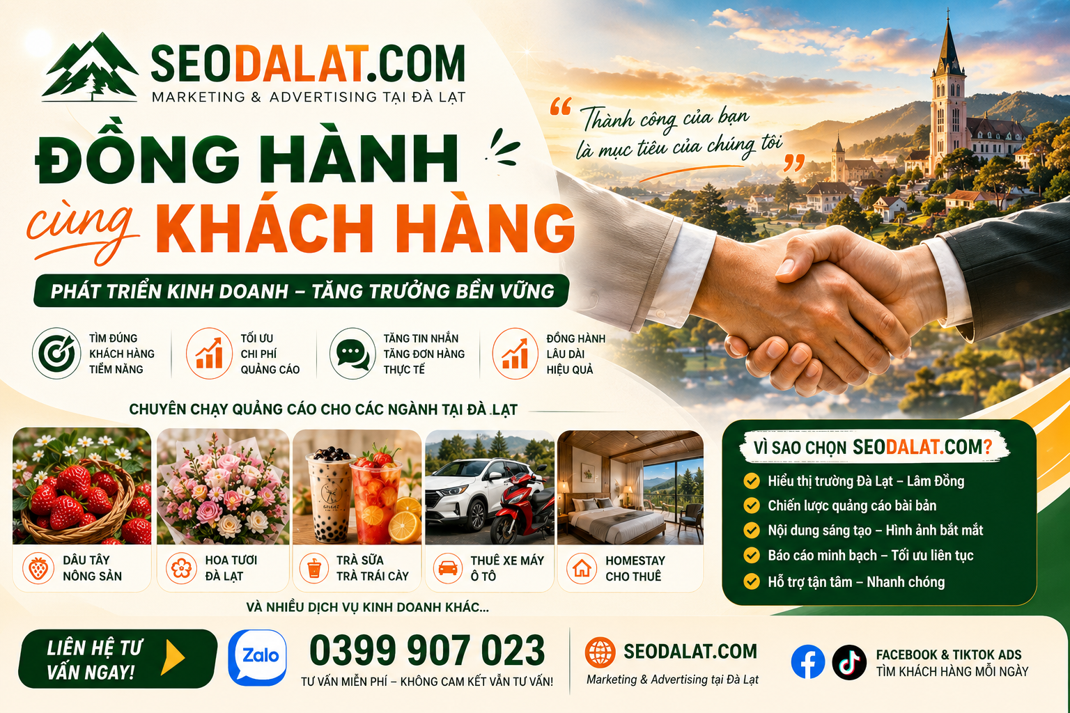 Marketing các ngành dịch vụ tại Đà Lạt: Từ nội dung đến quảng cáo