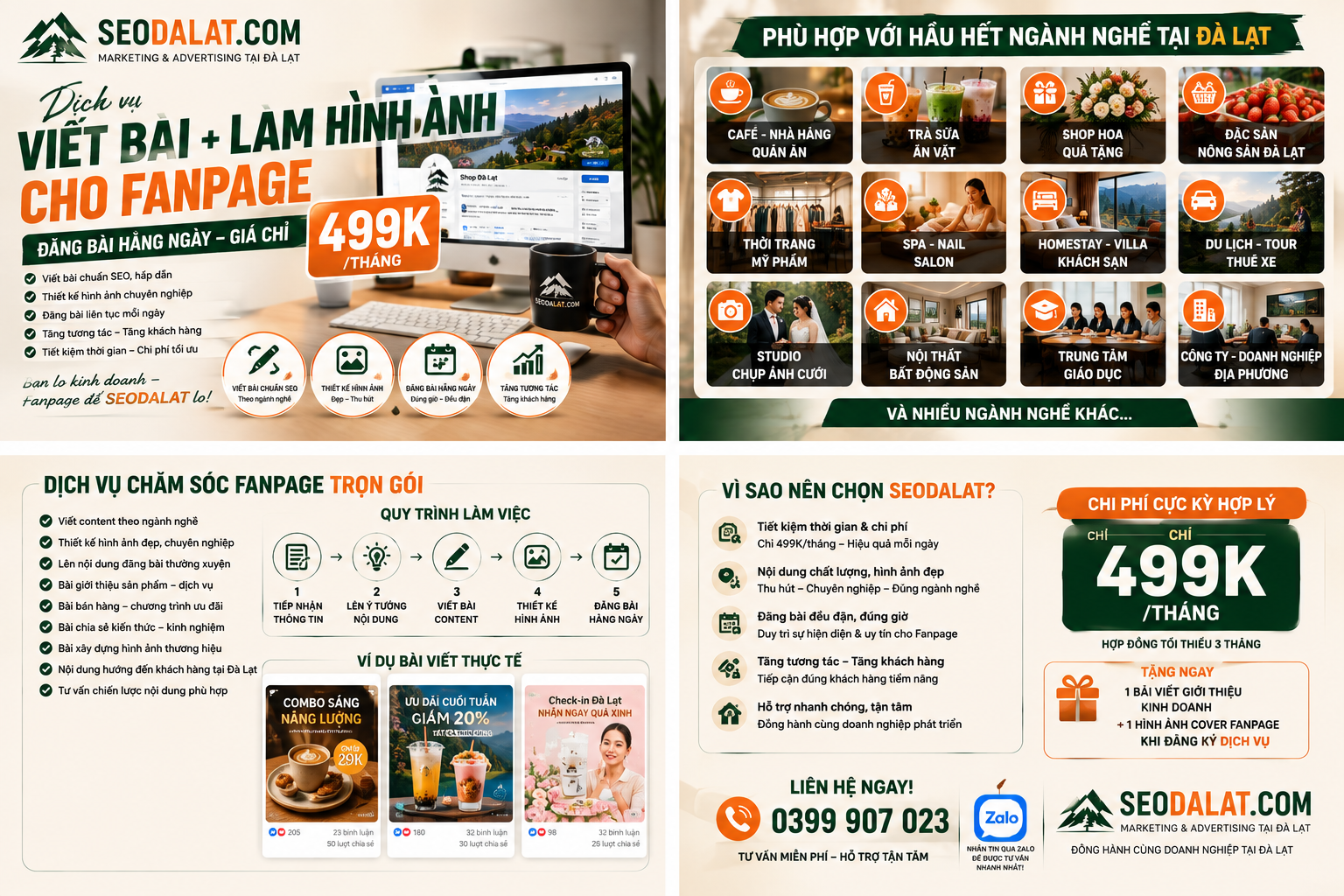 Kế hoạch content Fanpage hằng ngày cho shop và doanh nghiệp